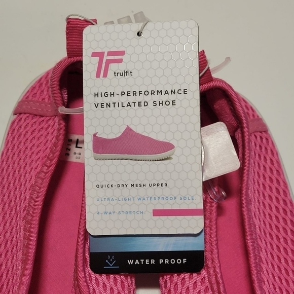 Tru Fit High Performance Ventilated Water Shoe Women's Size 9/10 Pink - Picture 2 of 8